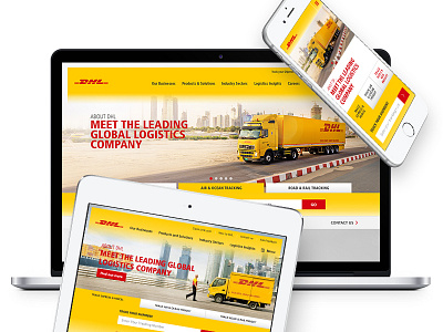 DHL Global Relaunch (Beta) design dhl global relaunch ui ux