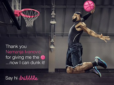 Ball to dunk! behance dribbble dunk first ivanovic nemanja