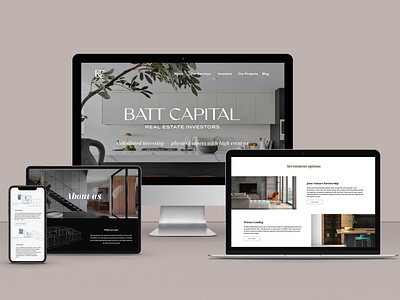 Website Design for Batt Capital