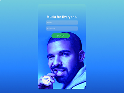 Daily UI 001: Sign Up [Drake]