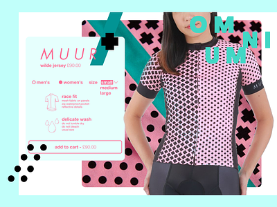 Wilde Jersey Collection Landing cycling jersey landing-page ui
