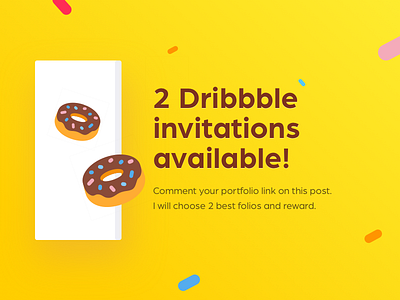 2 Dribbble invitations available - Post your folio!