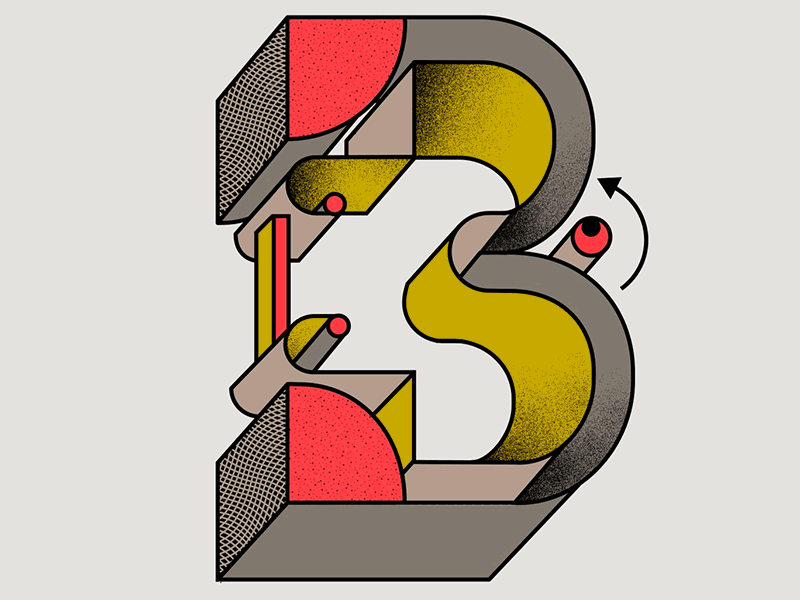 Boisterous B 36daysoftype aftereffects animation design illustration lettering motion vector