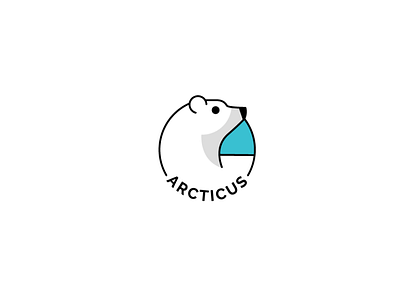 Arcticus Logo animals arctic branding ice illustration logo polarbear vector
