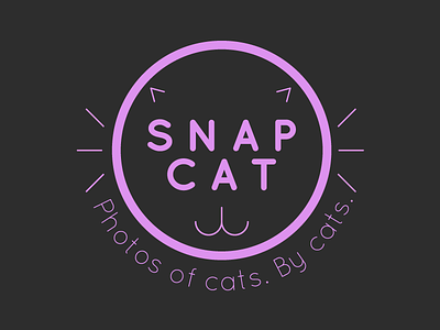 Snapcat branding design logo