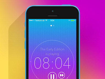 The Early Edition by Capsule.fm - App Design app app design audio design interface interface design