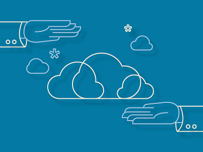 Managed Cloud Services Illustration