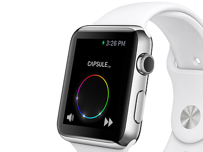 Capsule.fm on Apple Watch app apple watch design ui