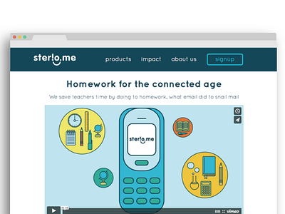 Website facelift for Sterio.me