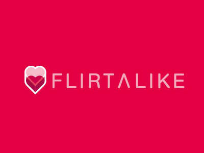 FlirtAlike branding graphic design identity logo