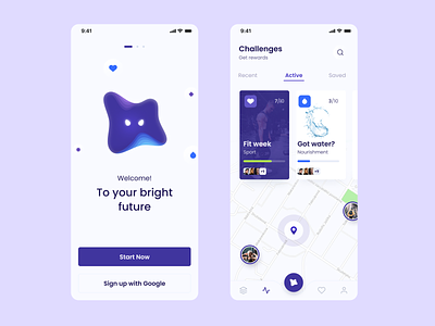 Bright Future ai app assistent challenges chatbot coach content futur mentoring progress stories tracker