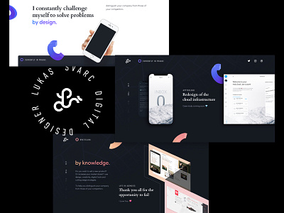 Artboards branding case study dark geometric isometric knowledge landing layout personal project typography website