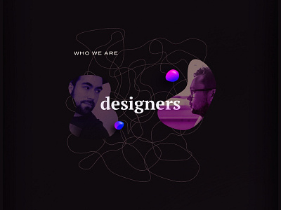 Explorations at night branding designers organic outlines paths shapes visual