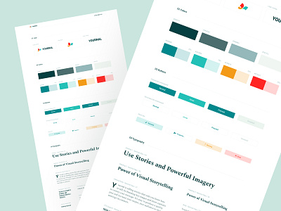 Style Guide Preview branding colors design exploration layout styleguide typography