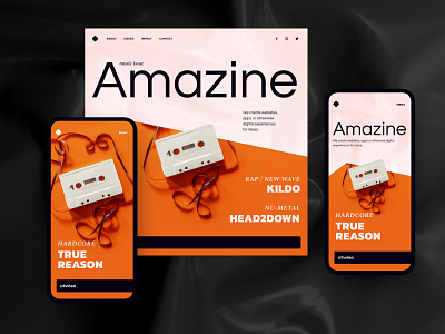 Music Issue amazine exploration layout magazine magazine cover typography zine