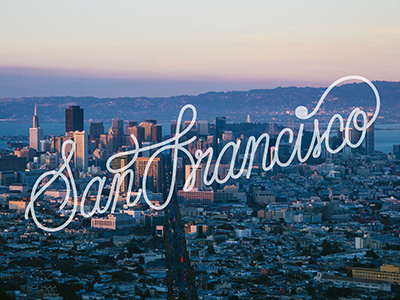 San Francisco art design handlettering lettering photography type