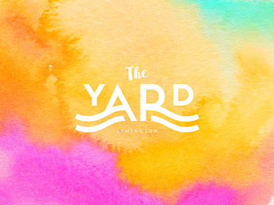The Yard clean logo nautical simple waves