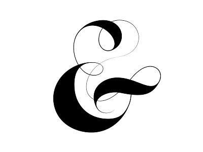 Ampersand ampersand lettering script type typography