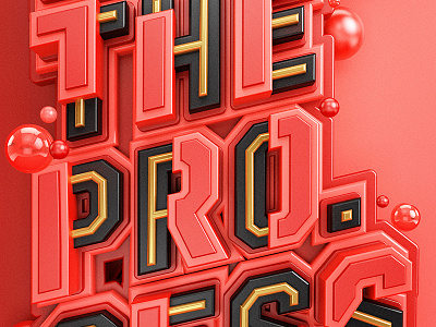Love The Process - Types of motivation 3d andrew footit lighting nike process render running texture typography
