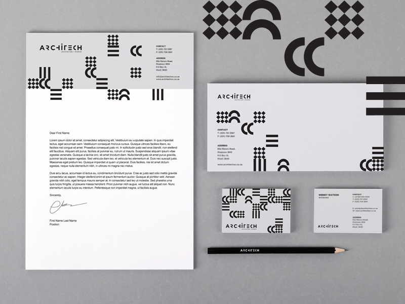 Architecture Logo Stationery By Andrew Footit On Dribbble