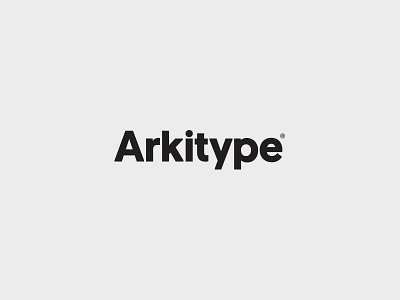 Arkitype Logo logo logotype minimal studio type type foundry