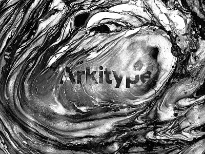 Arkitype - Brand Elements experiment logo logotype paint spraypaint