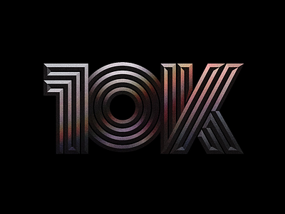 10K behance goals great full typography work