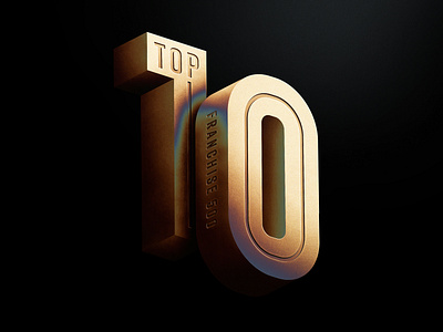 Top 10 3d andrew footit debossed editorial logo metal metalic typogaphy