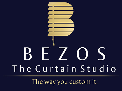 Bezos the curtain studio - Logo - Business Card branding branding and identity business card design graphic design illustration logo logo design