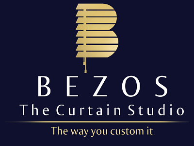 Bezos the curtain studio - Logo - Business Card