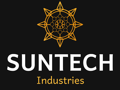 Suntech Industry - Logo - Business Card branding branding and identity business card design graphic design illustration logo logo design ui vector