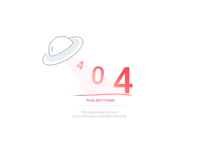 404 - Web Page Error design figma graphic design illustration minimal ui vector web
