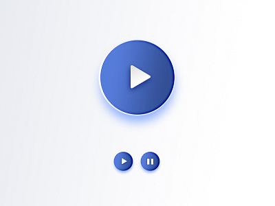 Music Player App UI Elements app button music play ui ui design icon
