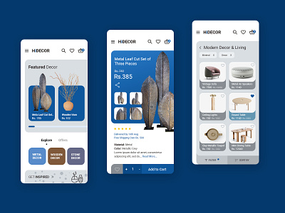 eCommerce App UI Design