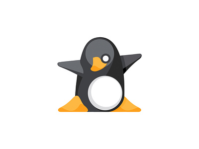 Tux the Penguin | Linux animals branding graphic design illustration linux logo mexican art vector