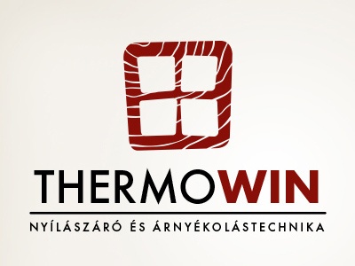 ThermoWin logo design identity logo