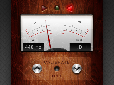 Tuner app UI ios tuner ui