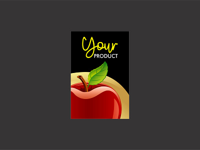 Apple Branding 3d apple beverage branding cake culinary design drink graphic design illustration logo