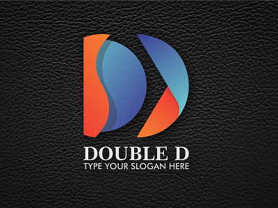 Letter D Double DD Logo branding dd design double d graphic design illustration letter d logo