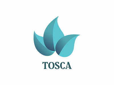 Tosca Leaf branding design graphic design leaf leaf logo logo tosca