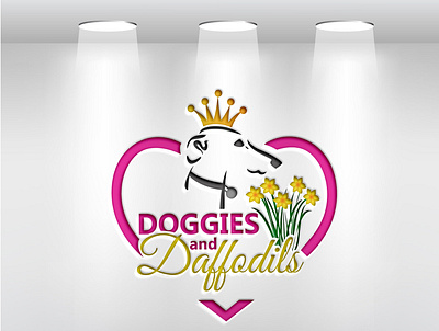 Doggies and Daffodils 3d animation branding graphic design logo motion graphics ui