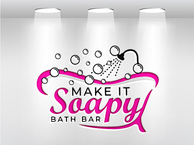 Water Bath bar logo design