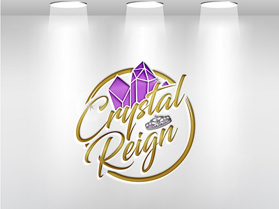 Crystal Reign logo design