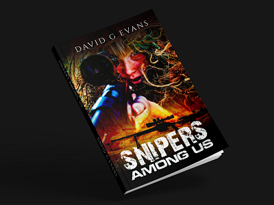 Snipers Among us Kindle Book cover design kindle kdp book cover design