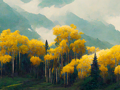 Aspen painting