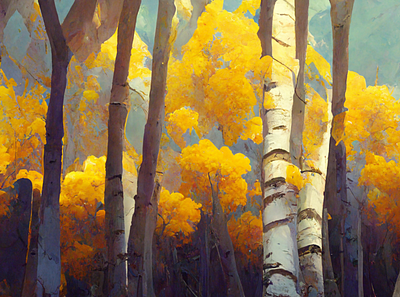 Aspen painting