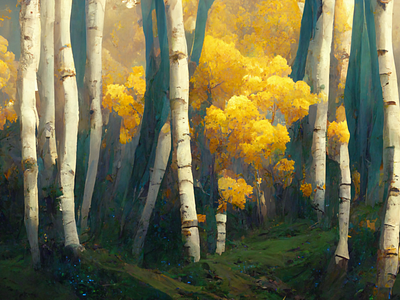 Aspen painting