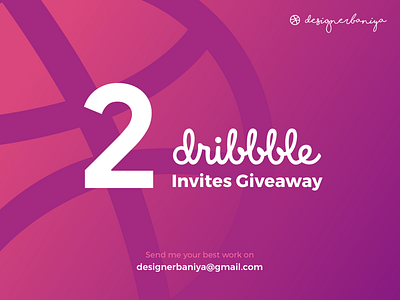 Dribble Invite Giveaway