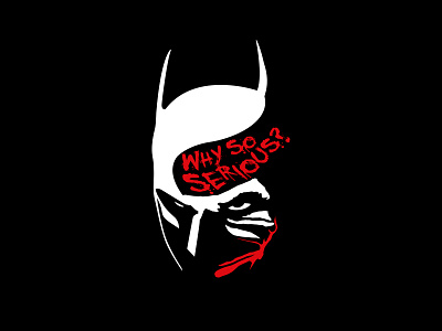 Batman or Joker batman comic design joker shirt