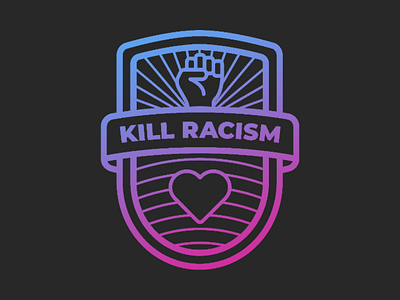1 Hour Logo Challenge - Kill Racism Logo black lives matter design designer graphic design graphic designer graphics logo design logo designer logo designs vector vector art vector design vector drawing vector illustration